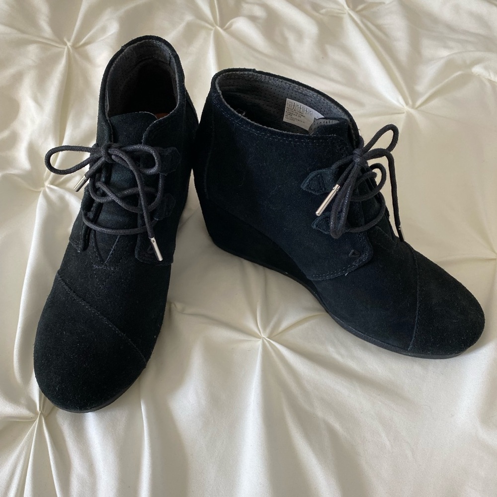 TOMS Wedge Booties